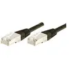 Image de Exertis Connect Câble de raccordement F/UTP, CAT.6, étanche, noir, 25,0 m Câble de raccordement étanche avec un (F/UTP, CAT6, 25 m), Câble réseau