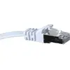 Image de Cordon Rj45 Plat Catégorie 6 U/ftp Snagless Blanc - 5 M
