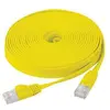 Image de Cordon Patch Blindé Rj45 Plat Jaune 2m Cat 6 U/ftp Sng