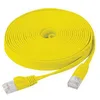 Image de Cordon Patch Blindé Rj45 Plat Jaune 3m Cat 6 U/ftp Sng