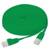 Image de Cordon Patch Blindé Rj45 Plat Vert 1m Cat 6 U/ftp Sng