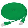 Image de Cordon Patch Blindé Rj45 Plat Vert 2m Cat 6 U/ftp Sng