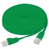 Image de Cordon Patch Blindé Rj45 Plat Vert 20m Cat 6 U/ftp Sng