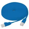 Image de Cordon Patch Blindé Rj45 Plat Bleu 5m Cat 6 U/ftp Sng