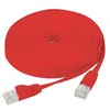 Image de Cordon Patch Blindé Rj45 Plat Rouge 1m Cat 6 U/ftp Sng