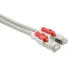 Image de Cordon Rj45 Catégorie 6a S/ftp à Verrouillage Gris - 3 M