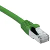 Image de Cordon Rj45 Catà ©gorie 6a F/utp Lsoh Snagless Vert - 1 M