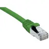 Image de Cordon Rj45 Catégorie 6a F/utp Lsoh Snagless Vert - 15 M