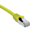 Image de Cordon Rj45 Catégorie 6a F/utp Lsoh Snagless Jaune - 25 M