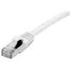 Image de Exertis Connect Câble patch CAT. 6, F/UTP, PoE, sans halogène, blanc, 15,0 m Câble patch blindé avec protection de (F/UTP, CAT6, 15 m), Câble réseau