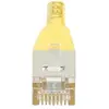 Image de Exertis Connect Câble de raccordement F/UTP, CAT.6, jaune, 15.0 m Câble de raccordement avec protection contre les (F/UTP, CAT6, 15 m), Câble réseau