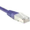 Image de Cordon Rj45 Catégorie 6 F/utp Violet - 15 M
