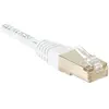Image de Cordon Rj45 Catégorie 6 F/utp Blanc - 1 M