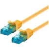 Image de Exertis Connect Câble patch U/UTP, non blindé, CAT.5e, jaune, 0,30m (U/UTP, CAT5e, 0.30 m), Câble réseau