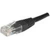 Image de Exertis Connect Câble patch U/UTP, non blindé, CAT.6, noir, 3,0m (U/UTP, CAT6, 3 m), Câble réseau