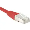 Image de Cordon Rj45 Croisé Catégorie 6 S/ftp Rouge - 10 M