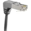 Image de Cordon Rj45 Catégorie 5e F/utp Coudé Bas Gris - 3 M