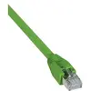 Image de Cordon Rj45 Catégorie 6a S/ftp Lsoh Pur Snagless Vert - 1 M
