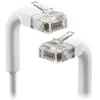 Image de Générique Cat6A RJ45 Patch cable F/FTP bendable boot grey - 0,3 m (F/FTP, CAT6a, 0.30 m), Câble réseau