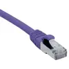 Image de Cordon Rj45 Catégorie 6a F/utp Lsoh Snagless Violet - 03 M