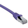 Image de Cordon Rj45 Catégorie 6a F/utp Lsoh Snagless Violet - 15 M
