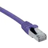 Image de Cordon Rj45 Catégorie 6a F/utp Lsoh Snagless Violet - 2 M