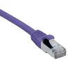 Image de Cordon Rj45 Catégorie 6a F/utp Lsoh Snagless Violet - 15 M