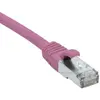 Image de Cordon Rj45 Catégorie 6a S/ftp Lsoh Snagless Rose - 1 M