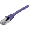 Image de Exertis Connect Câble patch CAT. 6, F/UTP, PoE, sans halogène, violet, 0,5 m Câble patch blindé avec protection de (F/UTP, CAT6, 0.50 m), Câble réseau