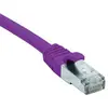 Image de Cordon Rj45 Catégorie 6 F/utp Lsoh Snagless Violet - 2 M