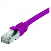 Image de Exertis Connect Câble de raccordement CAT. 6, F/UTP, PoE, sans halogène, violet, 25.0 m Câble de raccordement (F/UTP, CAT6, 25 m), Câble réseau