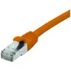 Image de Exertis Connect Câble patch CAT. 6, F/UTP, PoE, sans halogène, orange, 1,0 m Câble patch blindé avec protection de (F/UTP, CAT6, 1 m), Câble réseau