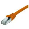 Image de Exertis Connect Câble patch CAT. 6, F/UTP, PoE, sans halogène, orange, 25,0 m Câble patch blindé avec protection de (F/UTP, CAT6, 25 m), Câble réseau