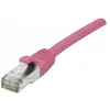 Image de Exertis Connect Câble patch CAT. 6, F/UTP, PoE, sans halogène, rose, 2,0 m Câble patch blindé avec protection de (F/UTP, CAT6, 2 m), Câble réseau