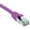 Image de Cordon Rj45 Catégorie 6 F/utp Lsoh Snagless Rose - 5 M