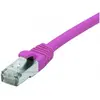 Image de Exertis Connect Câble patch CAT. 6, F/UTP, PoE, sans halogène, rose, 25,0 m Câble patch blindé avec protection de (F/UTP, CAT6, 25 m), Câble réseau
