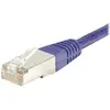 Image de Exertis Connect Câble de raccordement S/FTP, PiMF, CAT.6, violet, 0,7 m Câble de raccordement avec protection (PiMF, CAT6, 0.70 m), Câble réseau