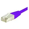 Image de Exertis Connect Câble de raccordement S/FTP, PiMF, CAT.6, violet, 20,0 m Câble de raccordement avec protection (S/FTP, CAT6, 20 m), Câble réseau