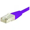 Image de Exertis Connect Câble de raccordement S/FTP, PiMF, CAT.6, violet, 30.0 m Câble de raccordement avec protection (S/FTP, CAT6, 30 m), Câble réseau