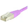 Image de Exertis Connect Câble de raccordement S/FTP, PiMF, CAT.6, rose, 30,0 m Câble de raccordement avec protection contre (PiMF, CAT6, 30 m), Câble réseau