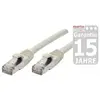 Image de Générique Cat6A RJ45 Patch cable S/FTP TPE ecofriendly snagless grey certified GRS - 0.3m (S/FTP, CAT6a, 0.30 m), Câble réseau