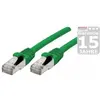 Image de Générique Cat6A RJ45 Patch cable S/FTP TPE ecofriendly snagless green certified GRS - 10m (S/FTP, CAT6a, 10 m), Câble réseau
