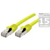 Image de Générique Cat6A RJ45 Patch cable S/FTP TPE ecofriendly yellow GRS certified - 5m (PiMF, S/FTP, CAT6a, 5 m), Câble réseau