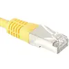 Image de Cordon Rj45 Catégorie 6 S/ftp Jaune - 03 M
