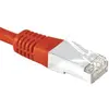 Image de Cordon Rj45 Catégorie 6 S/ftp Rouge - 1 M