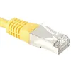 Image de Cordon Rj45 Catégorie 6 S/ftp Jaune - 15 M