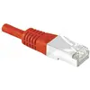 Image de Exertis Connect Câble de raccordement S/FTP, PiMF, CAT.6, rouge, 2,0 m Câble de raccordement avec protection contre (S/FTP, CAT6, 2 m), Câble réseau