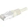 Image de Exertis Connect Câble patch S/FTP (PIMF), CAT.6A EIA/TIA, Class EA, gris, 20,0 m Câble patch avec coude (S/FTP, CAT6a, 20 m), Câble réseau