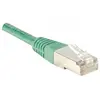 Image de Exertis Connect Câble patch F/UTP, CAT.6, vert, 1,5 m Câble patch avec protection anti-plis particulièrement étroite (F/UTP, CAT6, 1.50 m), Câble réseau