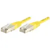 Image de Exertis Connect Câble patch S/FTP (PIMF), CAT.6A EIA/TIA, Class EA, jaune, 7,5 m Câble patch avec coude (S/FTP, CAT6a, 7.50 m), Câble réseau